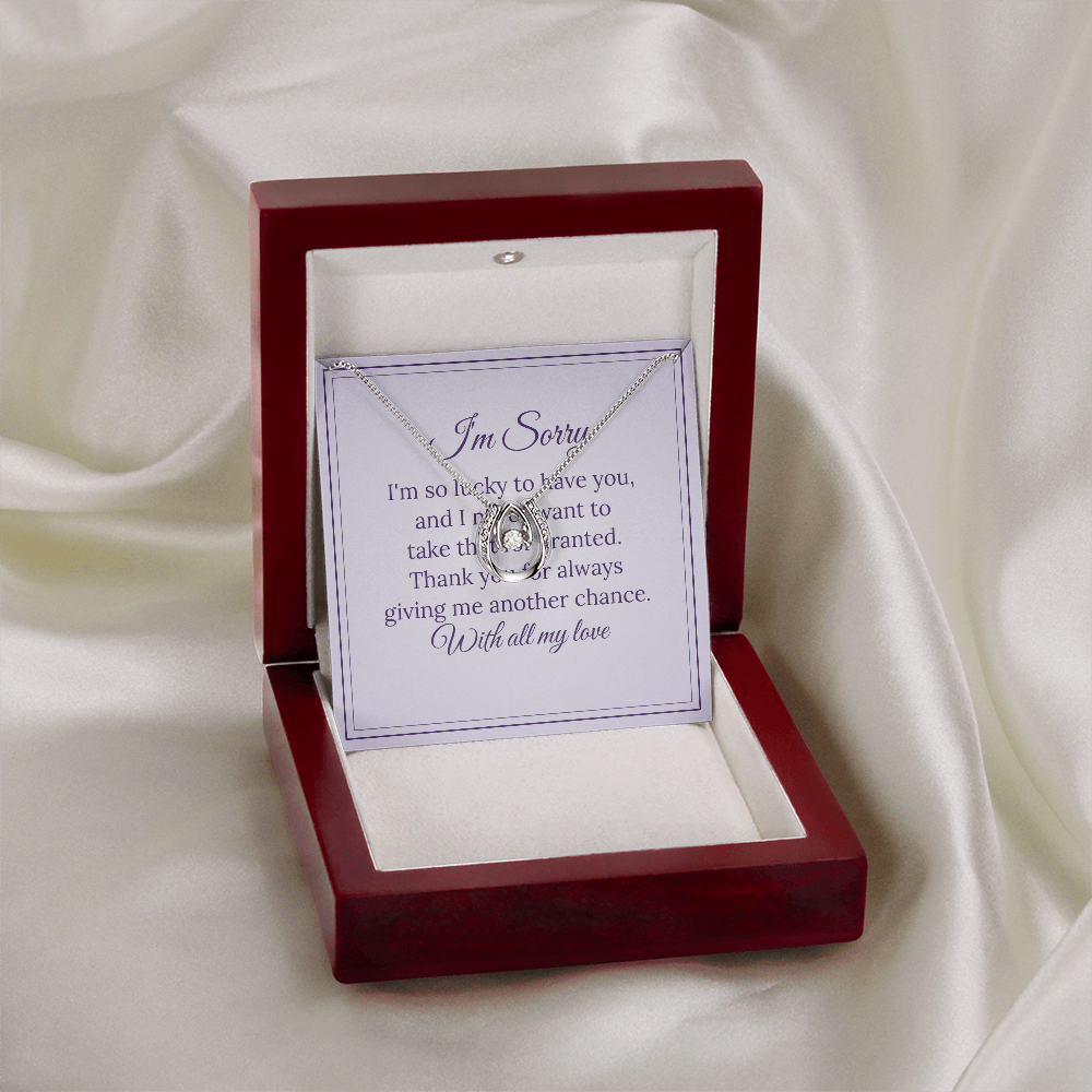 Lucky In Love Necklace – I'm Sorry