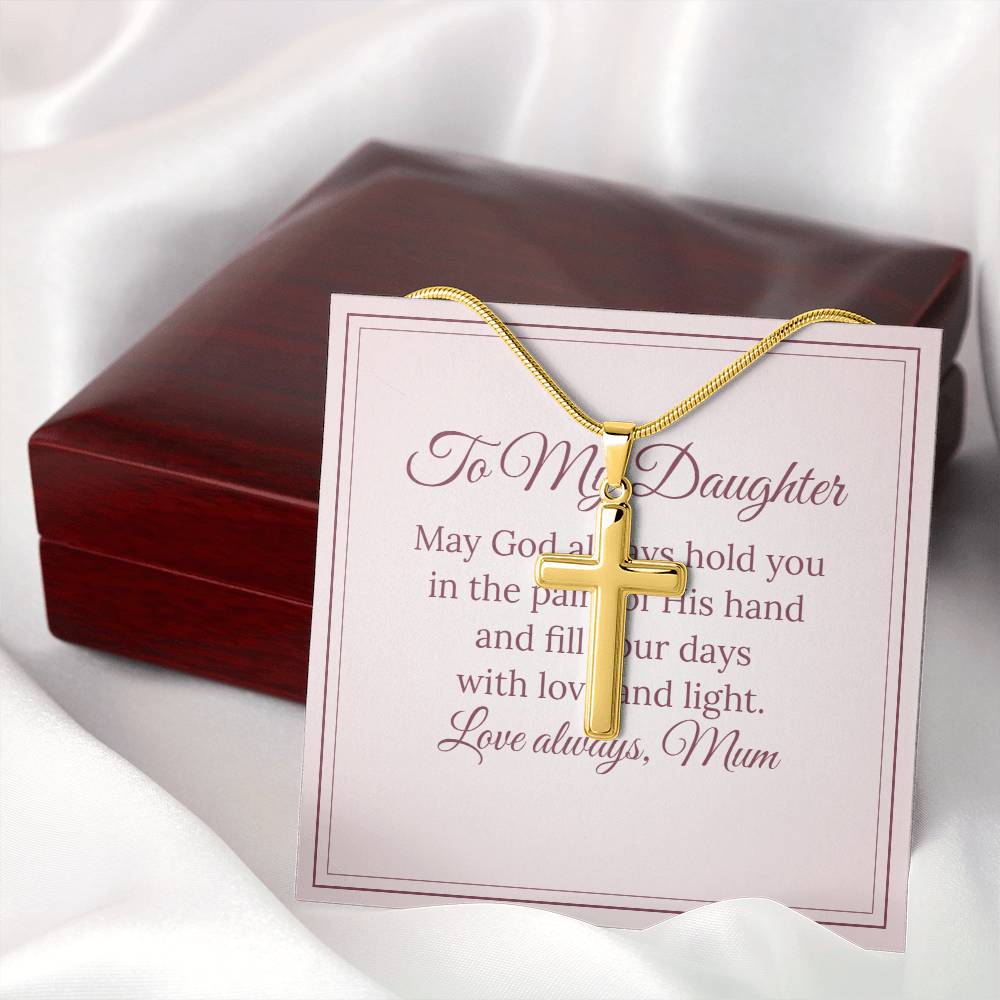 Cross Necklace – To My Daughter