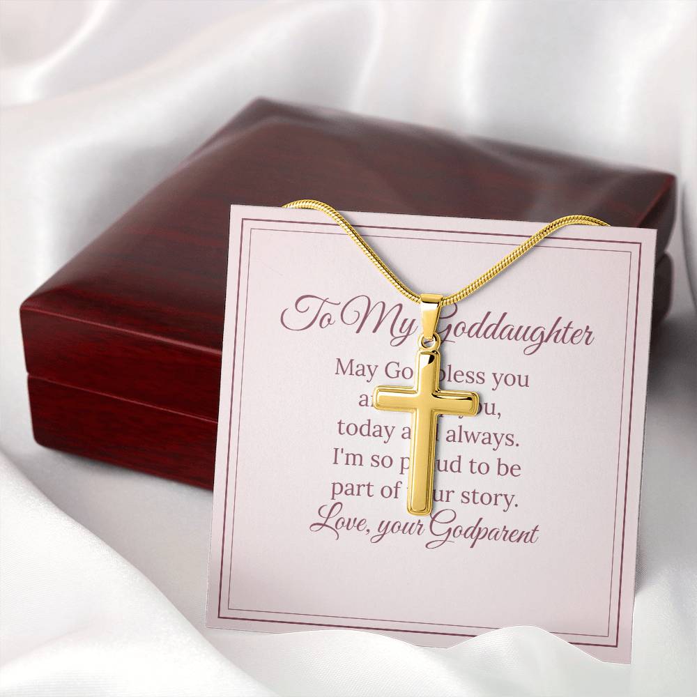 Cross Necklace – To My Goddaughter