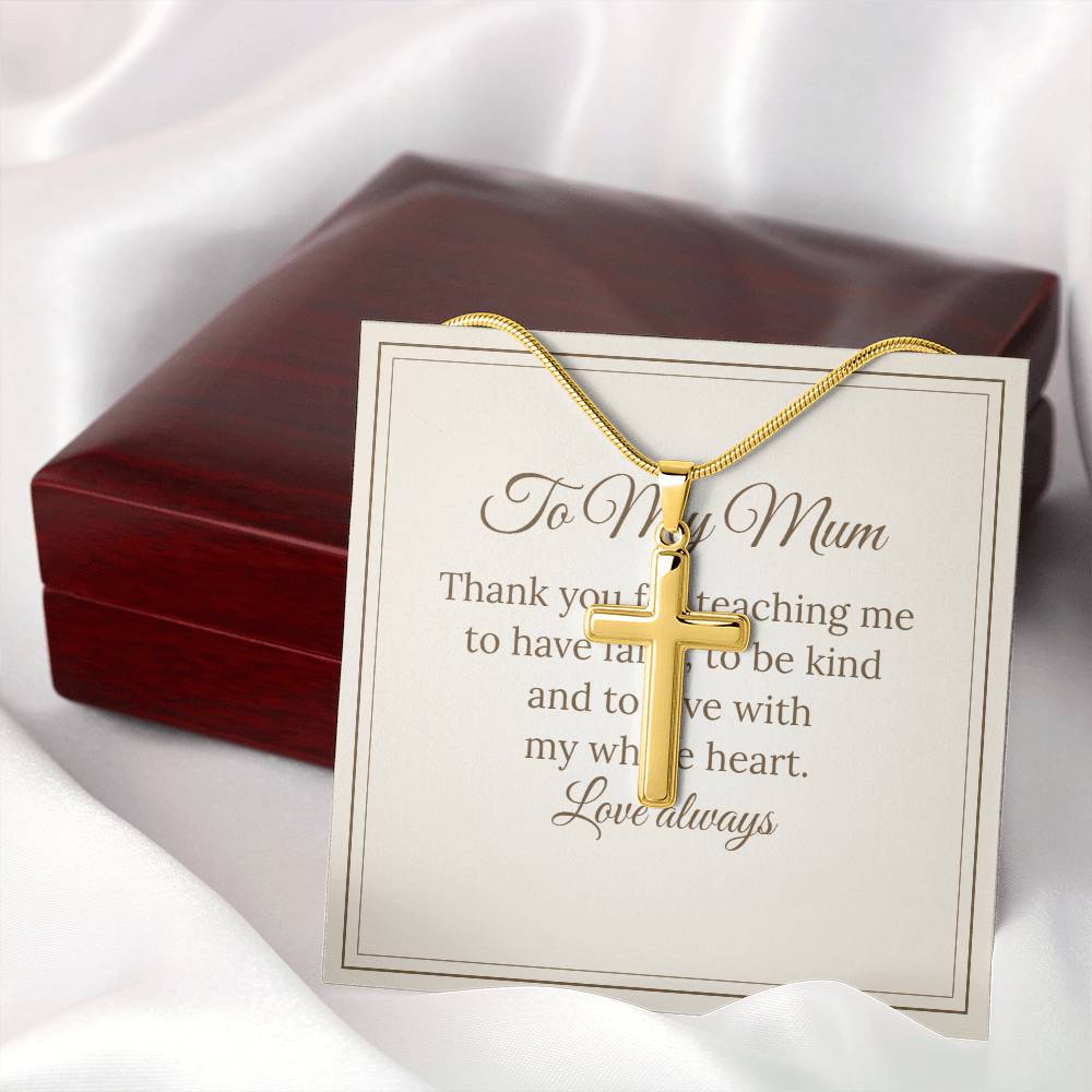 Cross Necklace – To My Mum