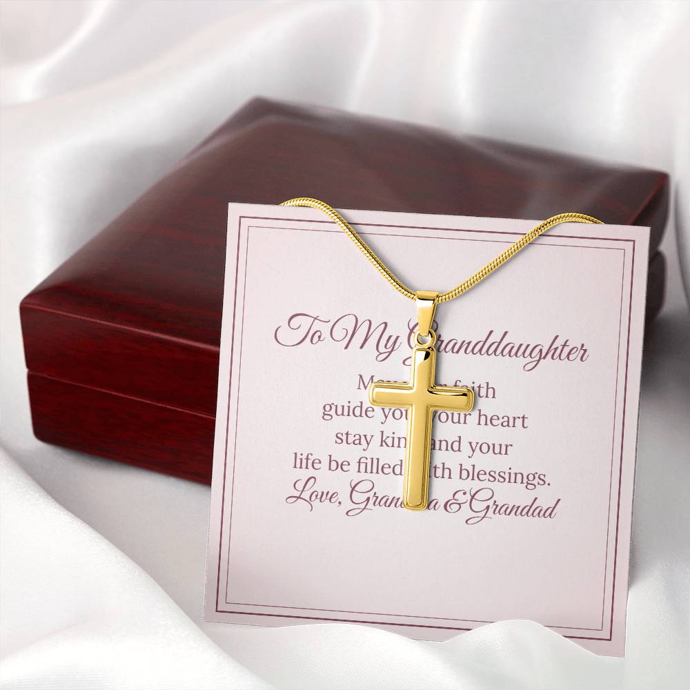 Cross Necklace – To My Granddaughter