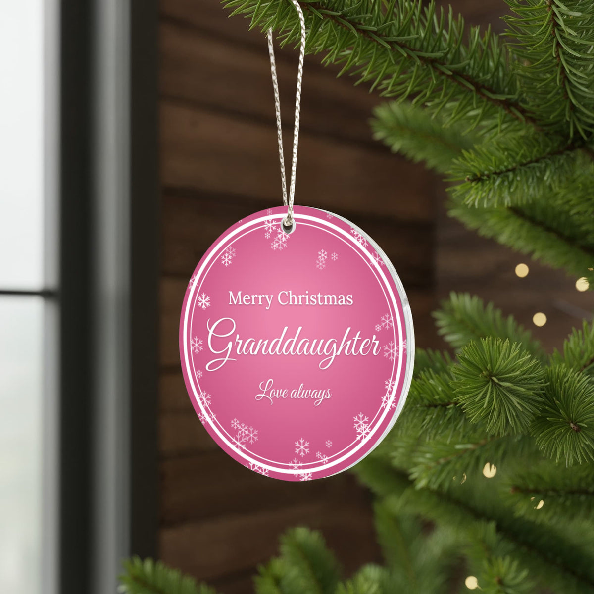 Merry Christmas Granddaughter – Christmas Ornament