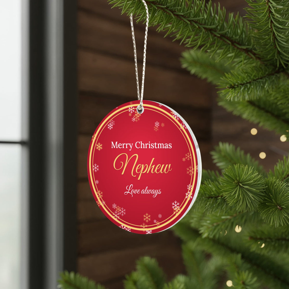 Merry Christmas Nephew – Christmas Ornament