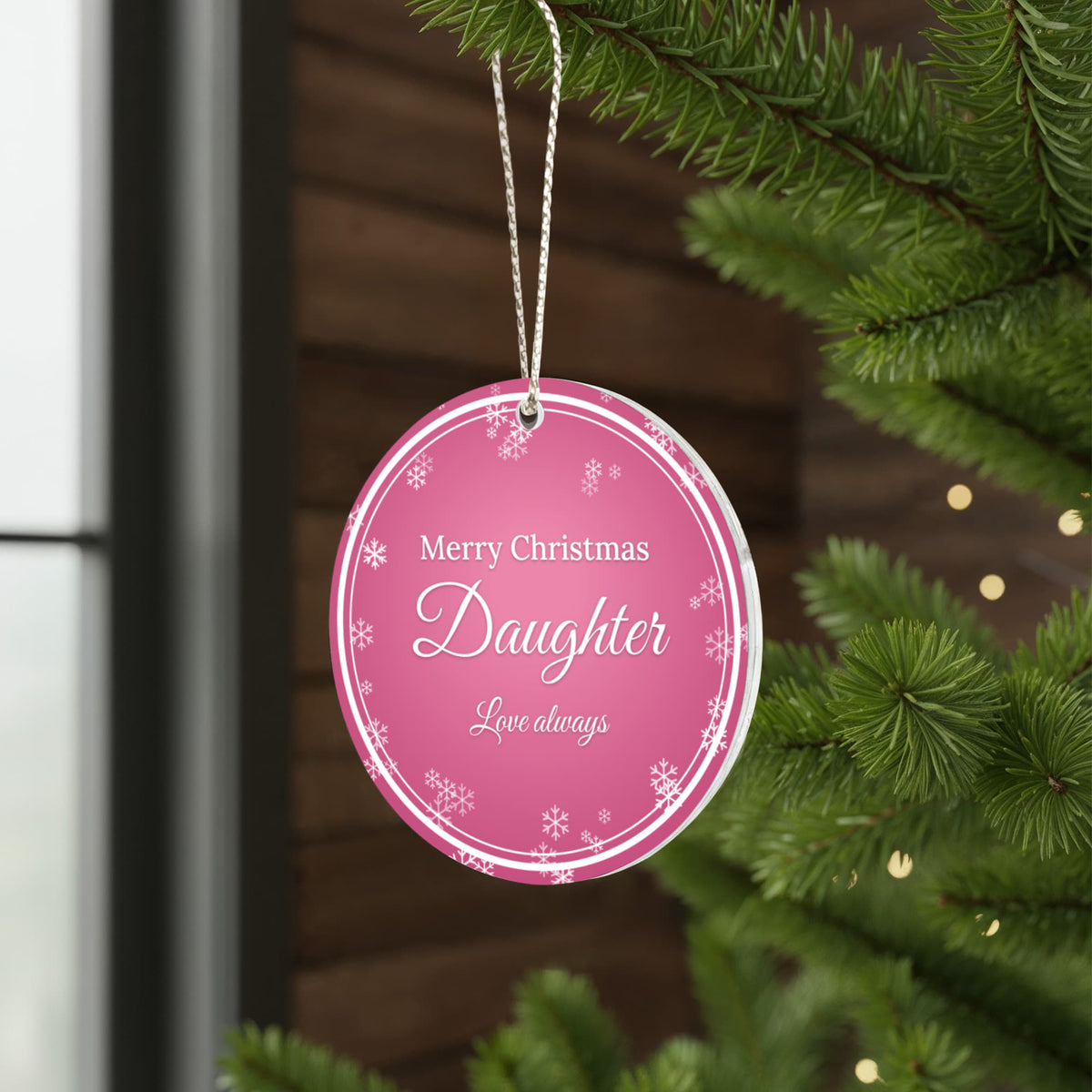 Merry Christmas Daughter – Christmas Ornament