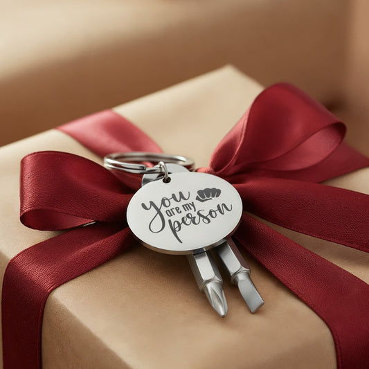 "You Are My Person" Personalised Screwdriver Keychain