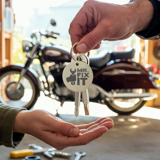 "Mr. Fix It" Personalised Screwdriver Keychain