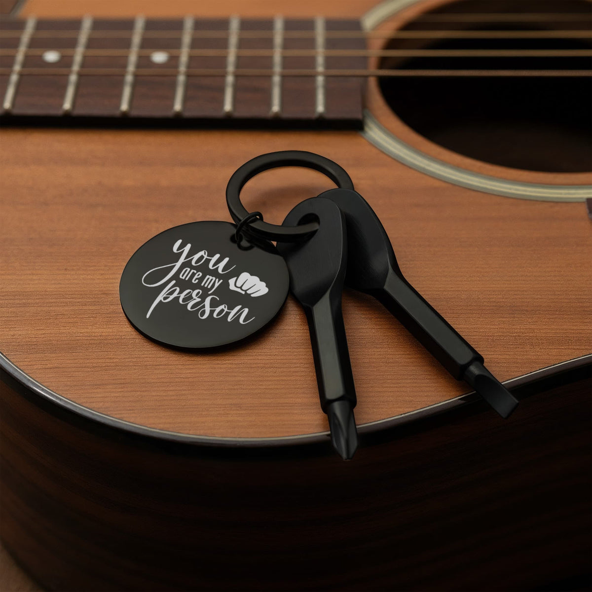 "You Are My Person" Personalised Screwdriver Keychain