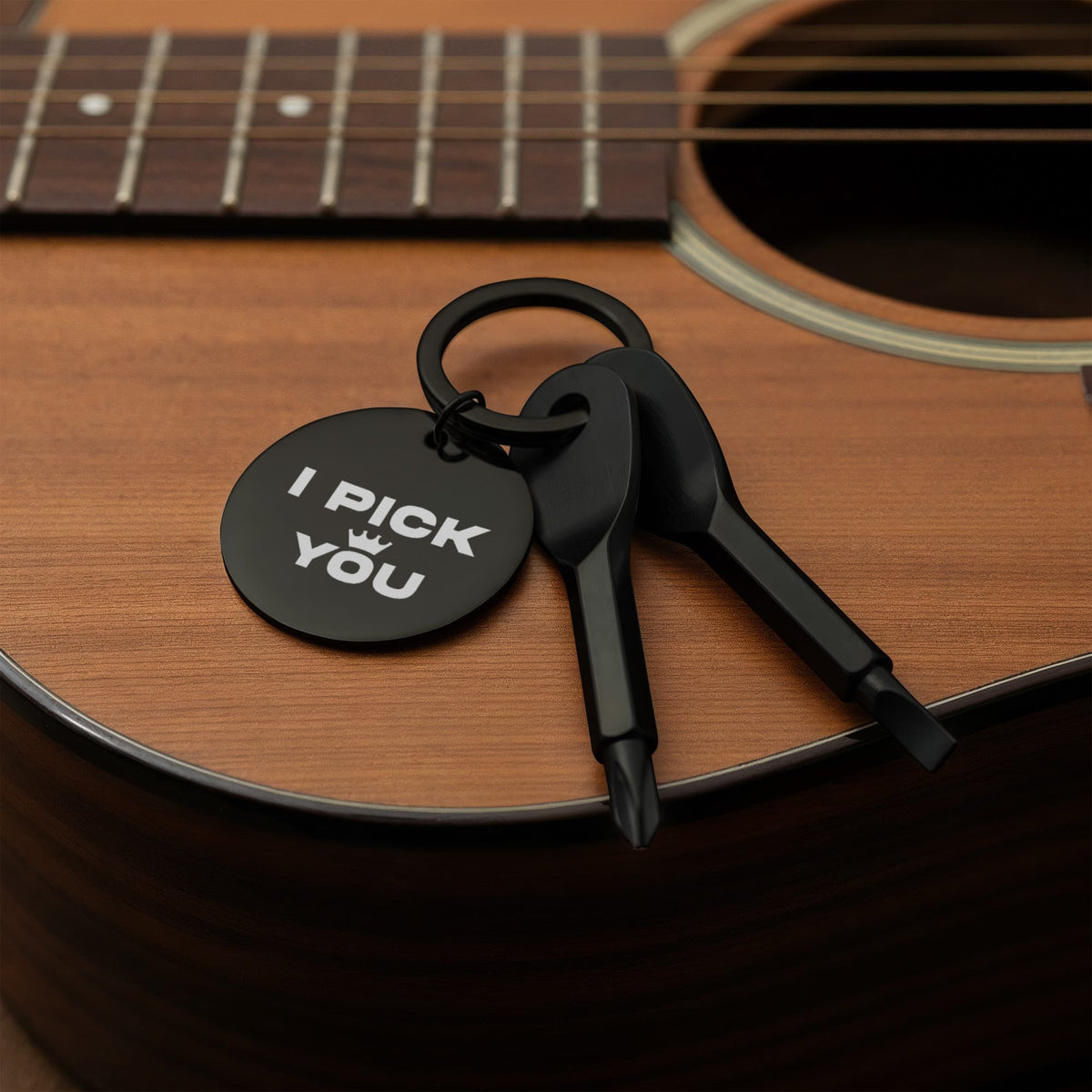 "I Pick You" Personalised Screwdriver Keychain