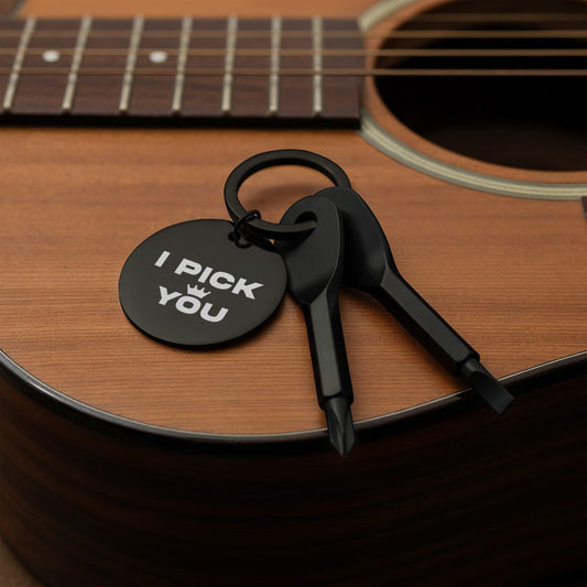 "I Pick You" Personalised Screwdriver Keychain