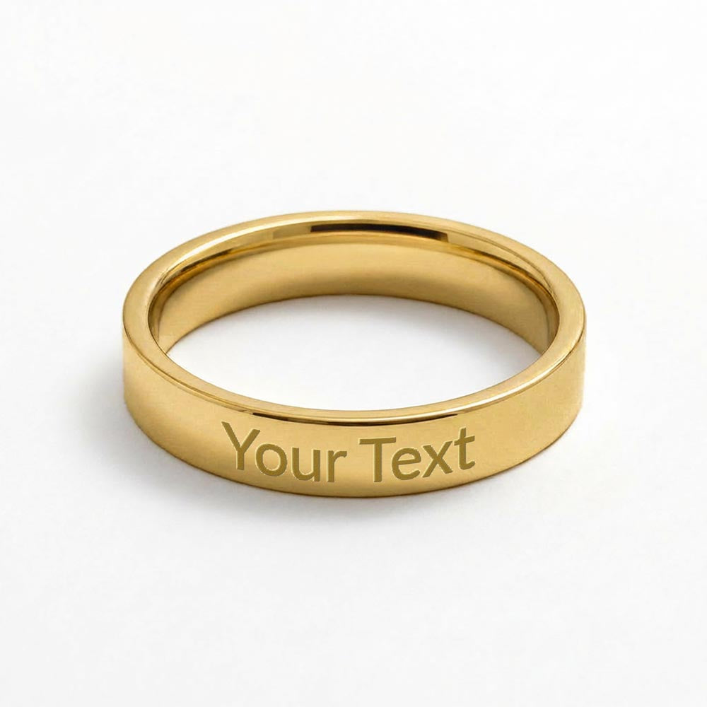 Personalised Engraved Ring – To My Girlfriend