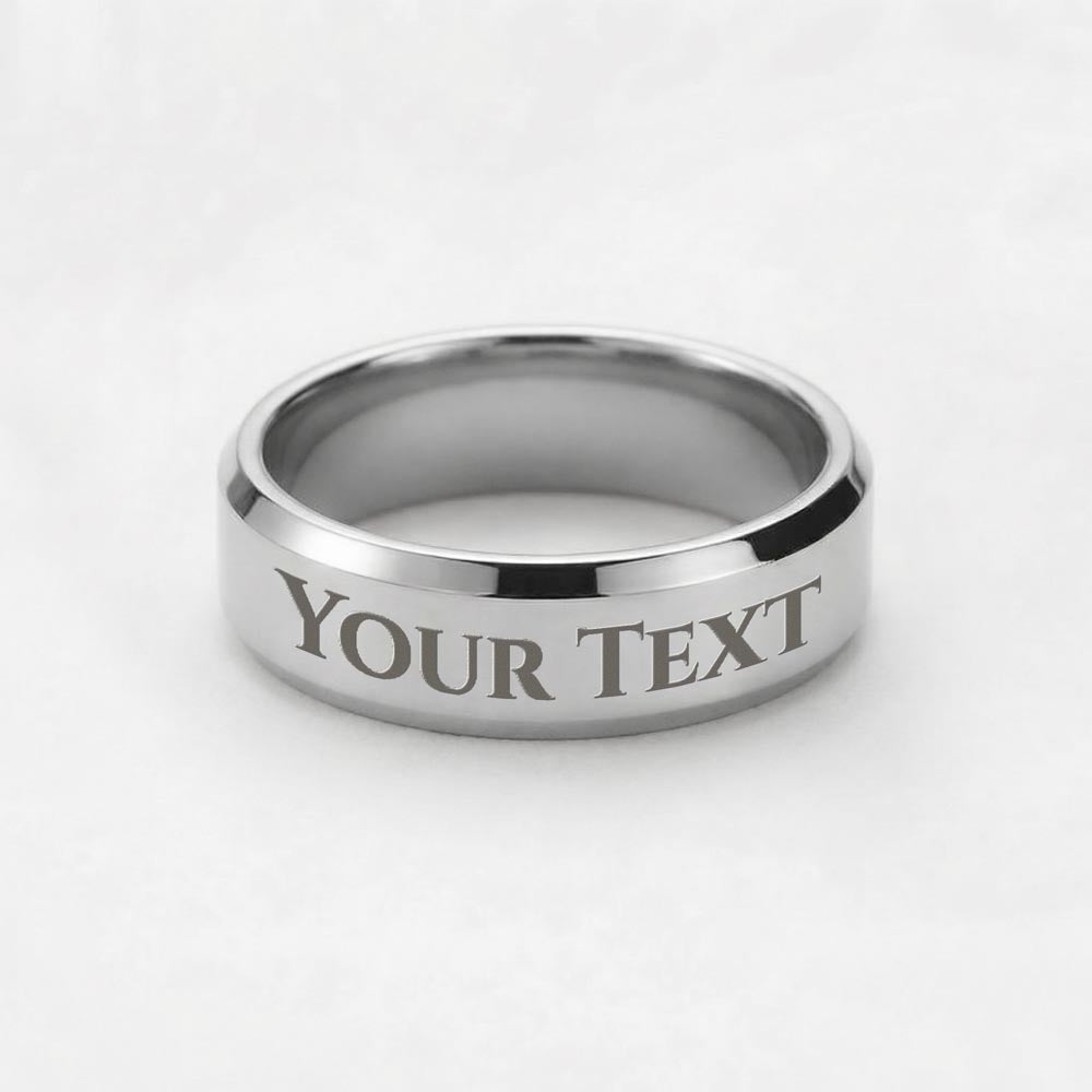 Personalised Engraved Men's Ring – To My Boyfriend