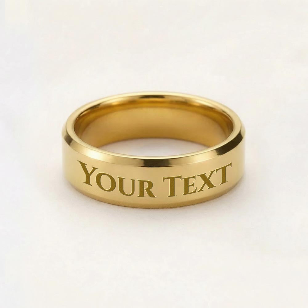Personalised Engraved Men's Ring – To My Son