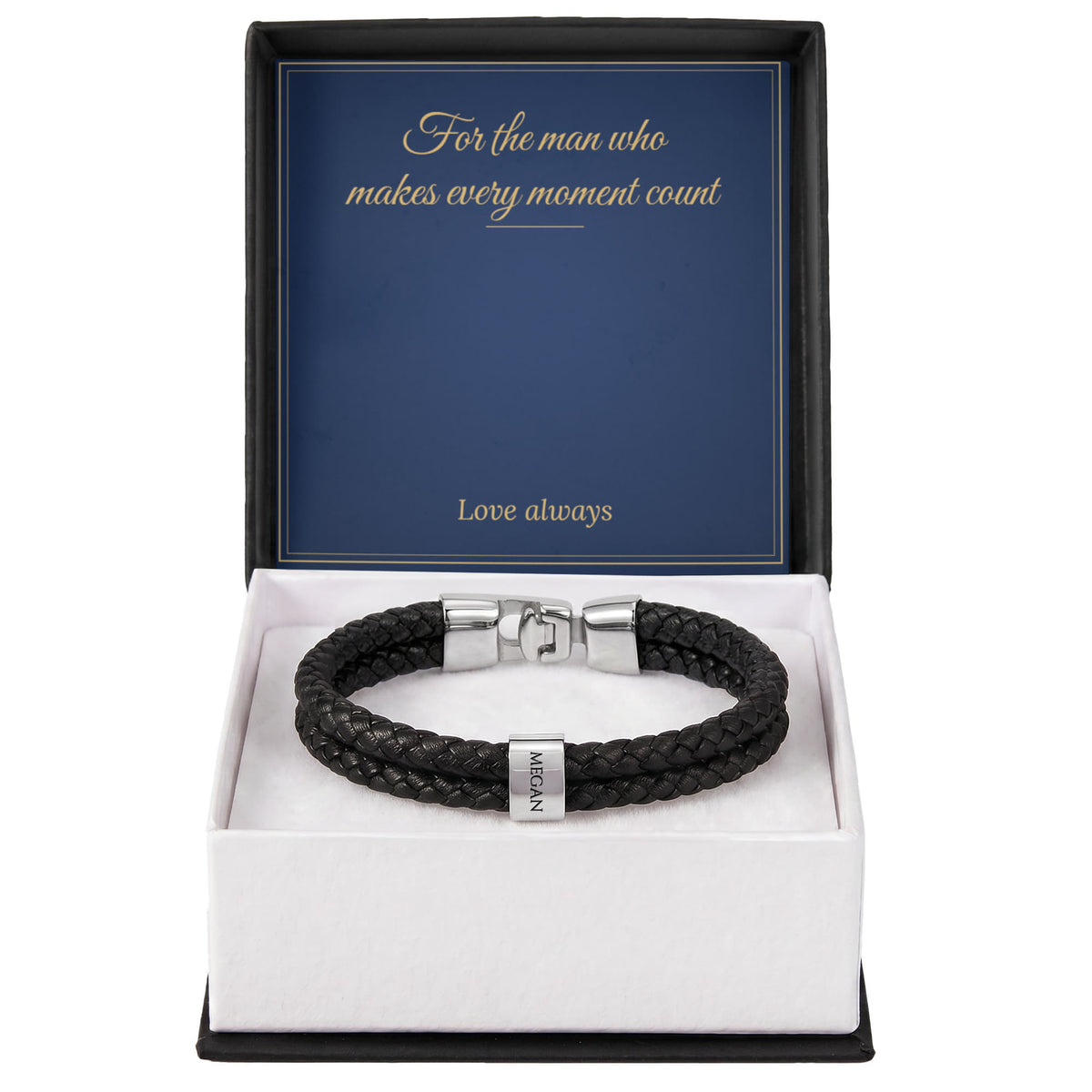 Personalised Men's Name Bracelet