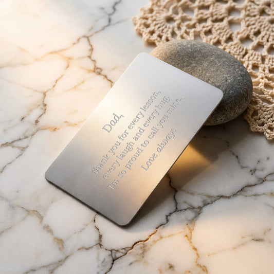 Engraved Wallet Card – Dad