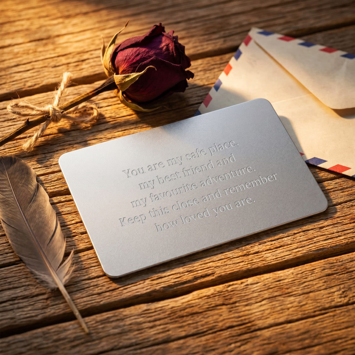 Engraved Wallet Card – Partner