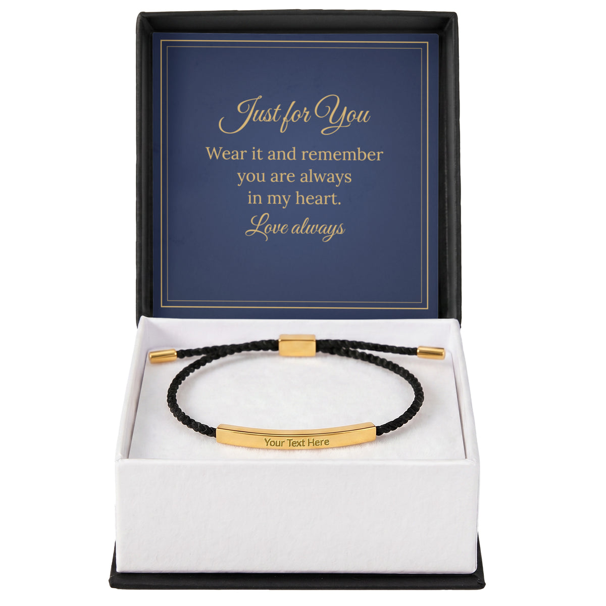 Personalised Engraved Bar Bracelet