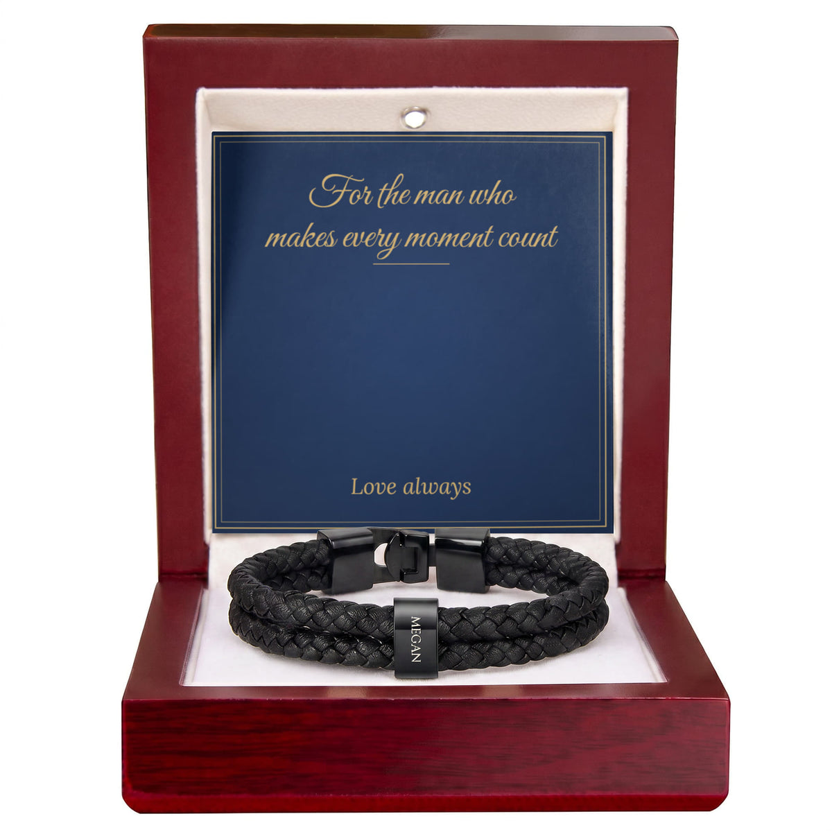 Personalised Men's Name Bracelet