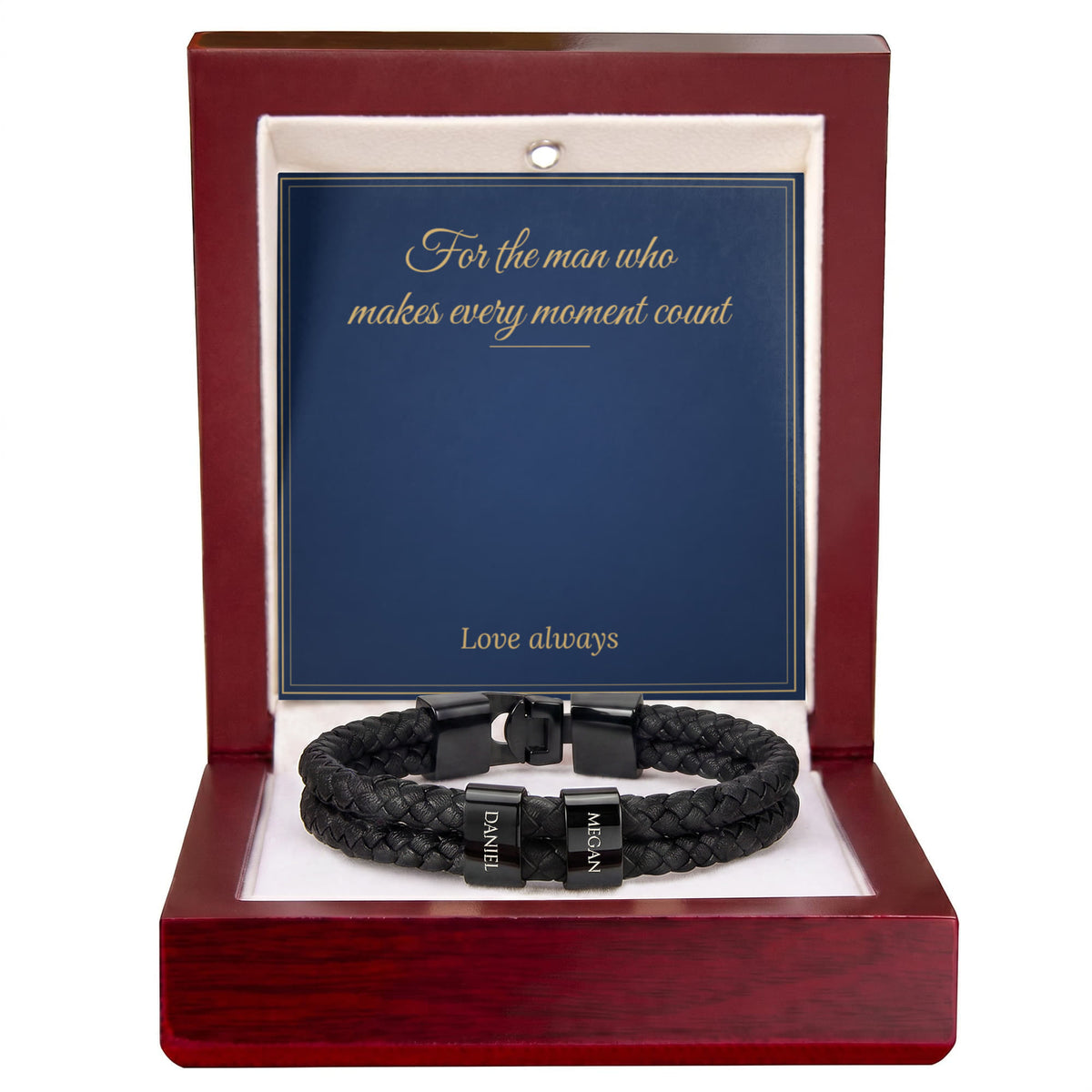 Personalised Men's Name Bracelet