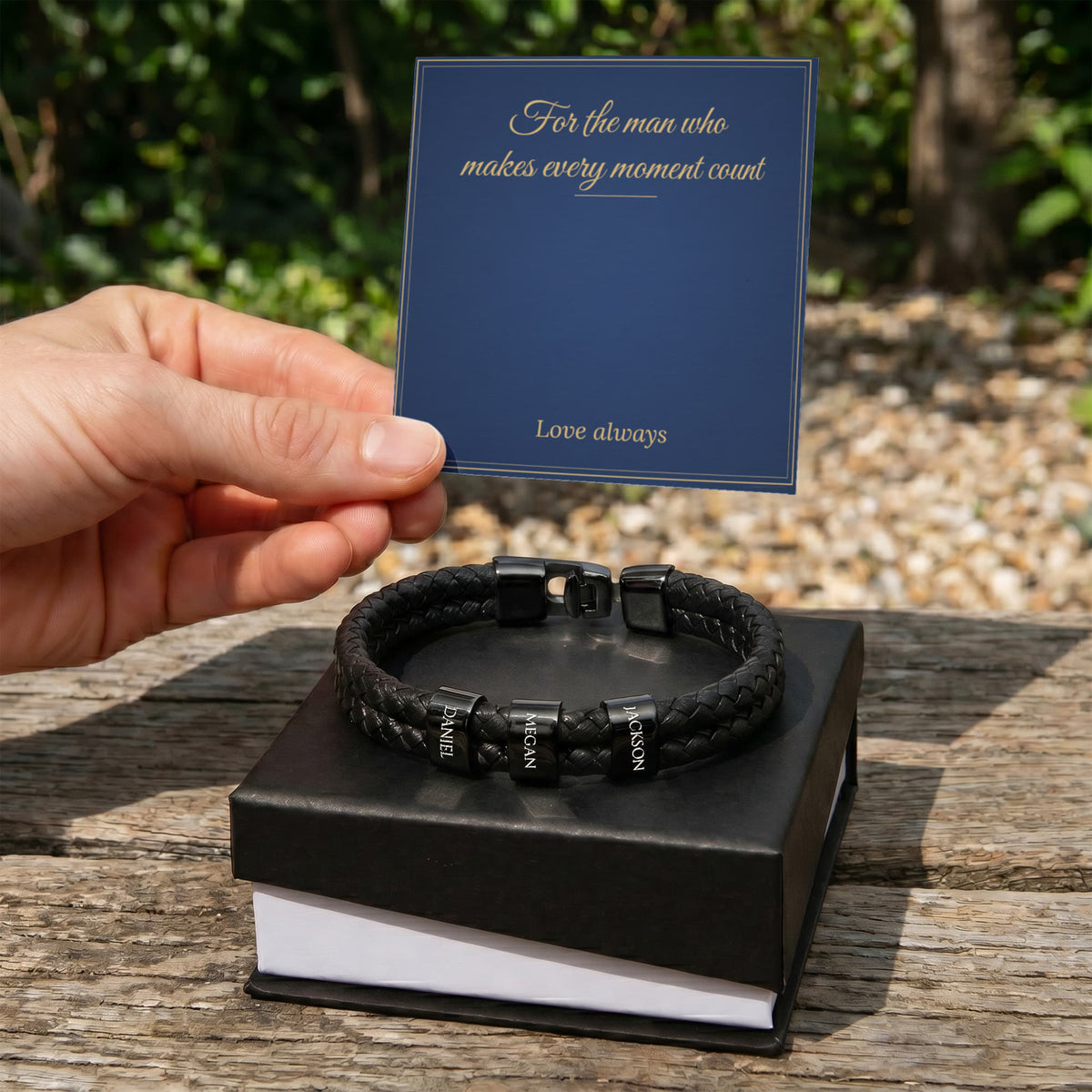 Personalised Men's Name Bracelet