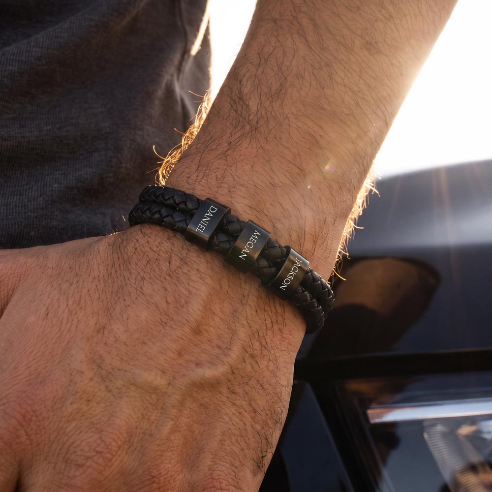 Personalised Men's Name Bracelet