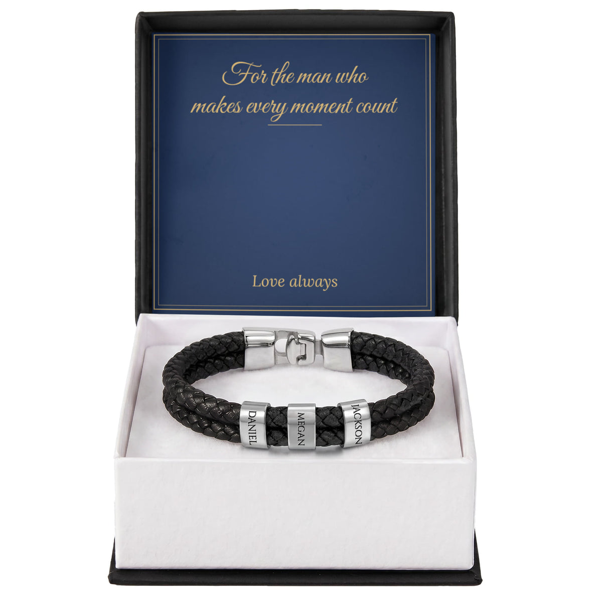 Personalised Men's Name Bracelet
