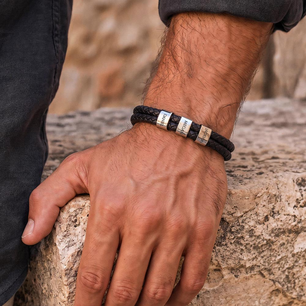 Personalised Men's Name Bracelet