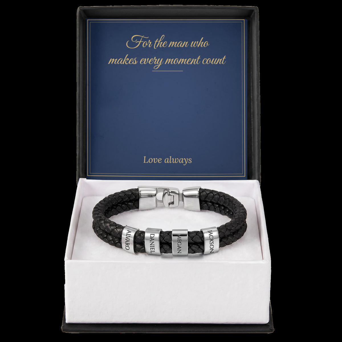 Personalised Men's Name Bracelet