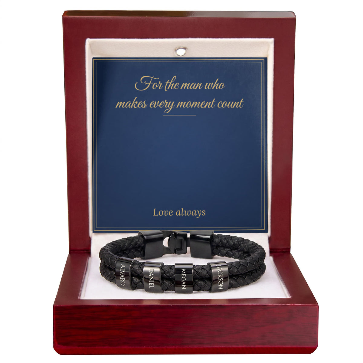Personalised Men's Name Bracelet