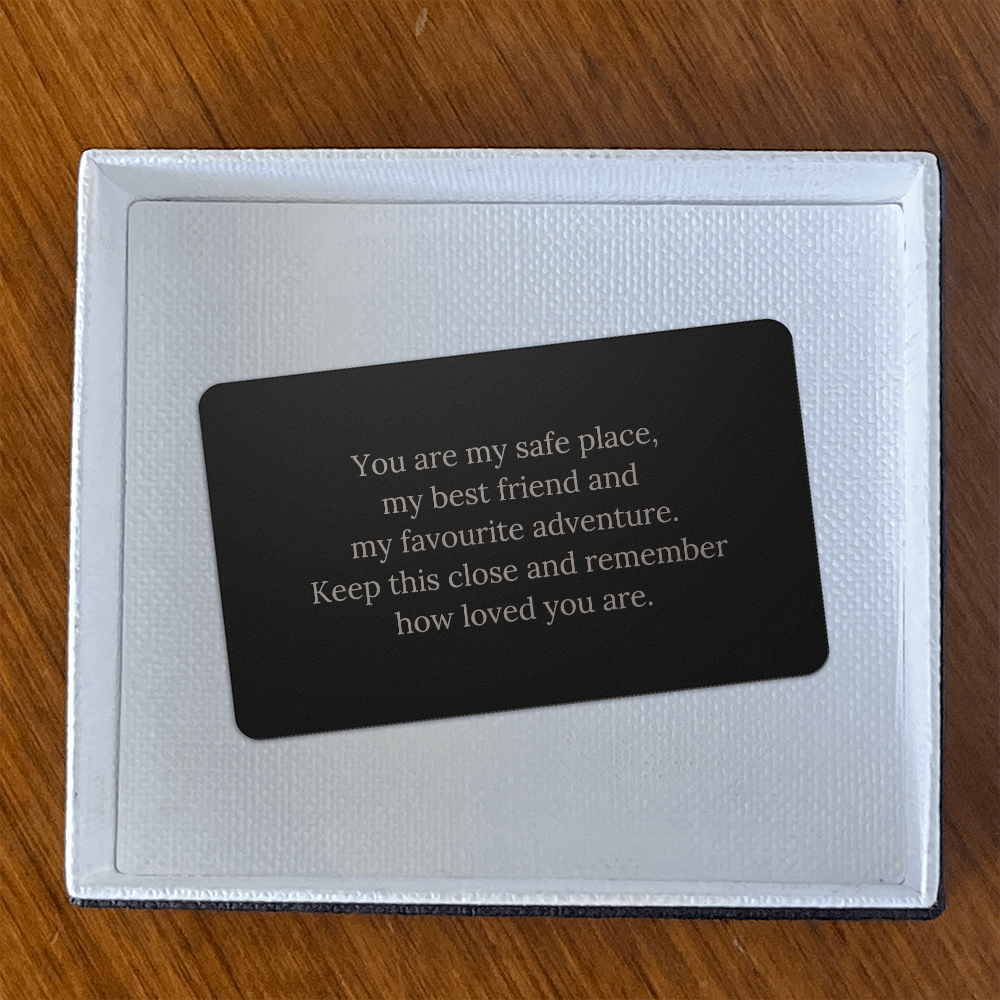 Engraved Wallet Card – Partner