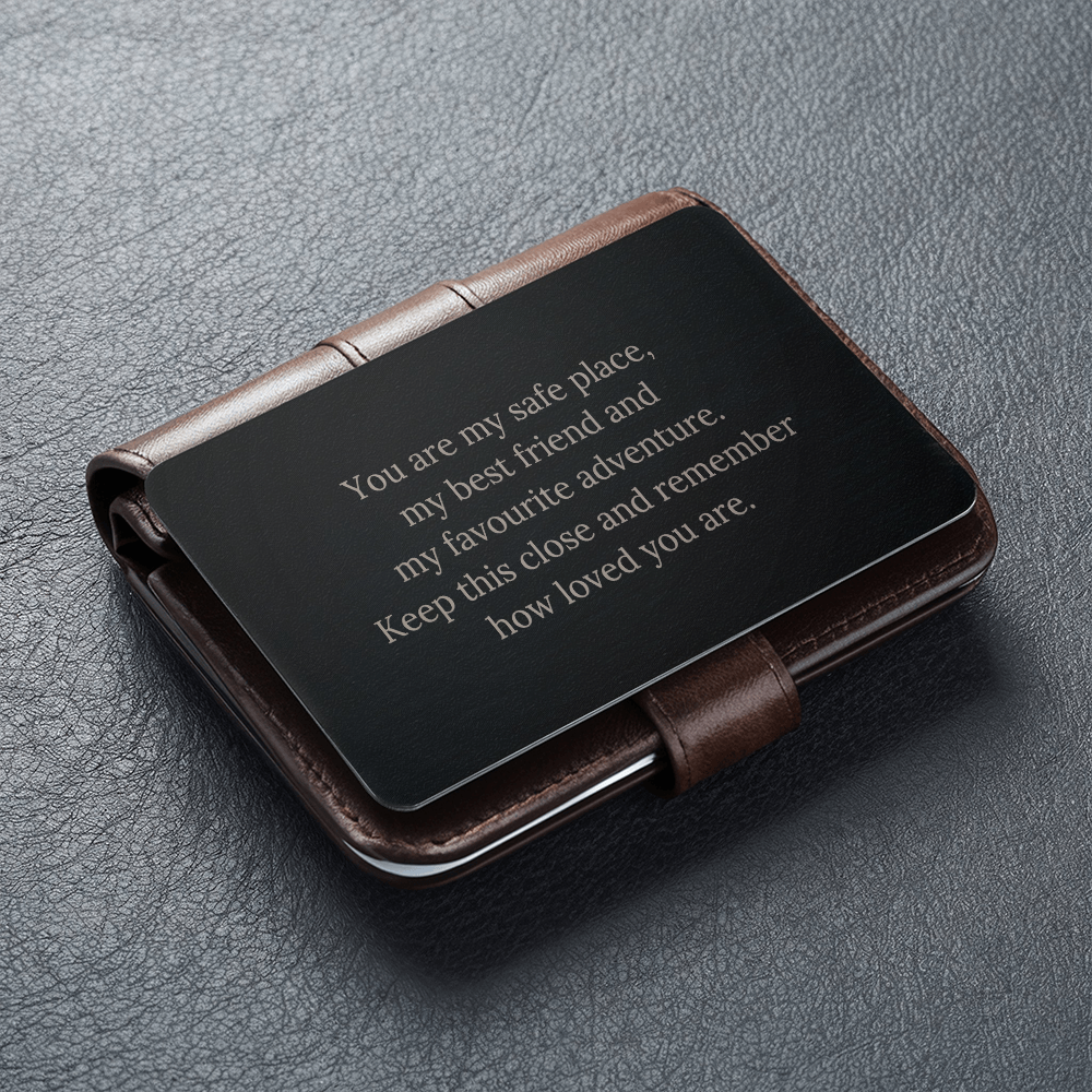 Engraved Wallet Card – Partner