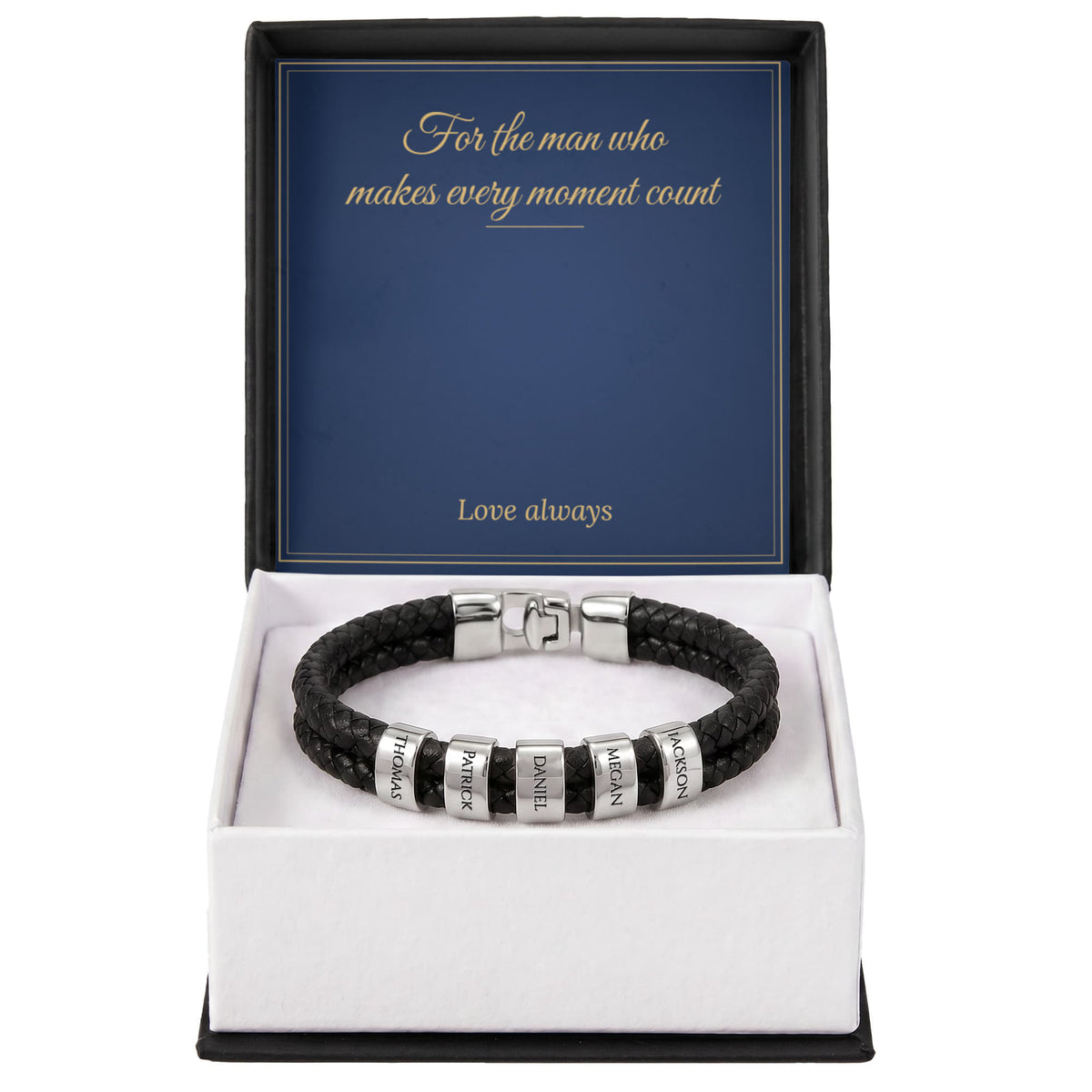 Personalised Men's Name Bracelet
