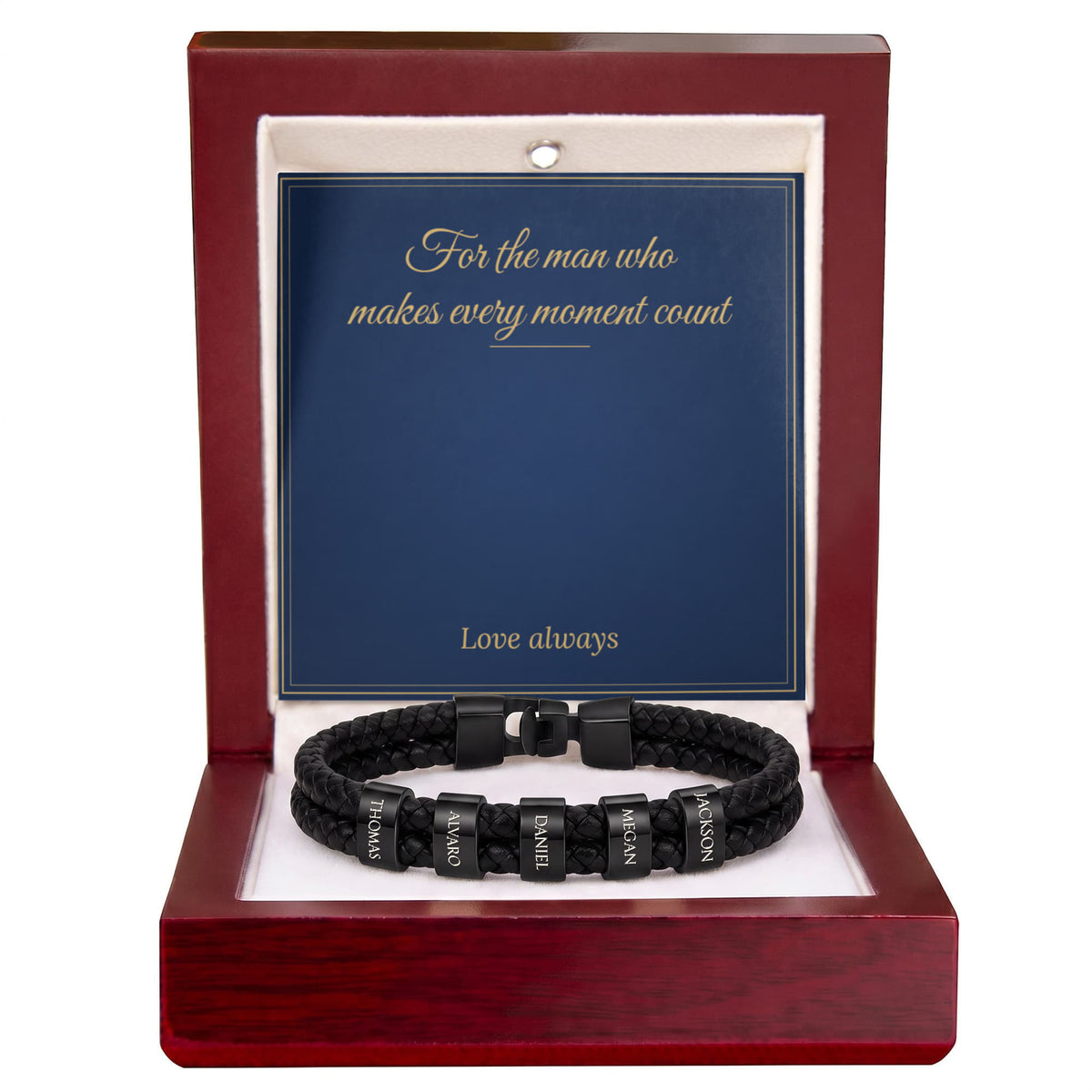 Personalised Men's Name Bracelet