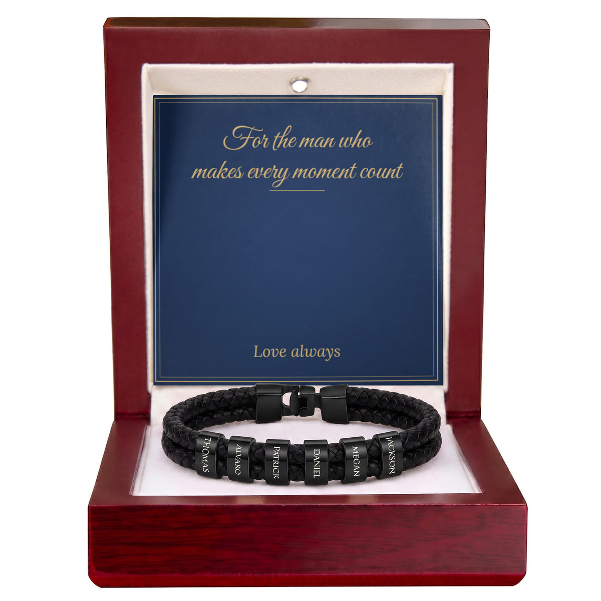 Personalised Men's Name Bracelet