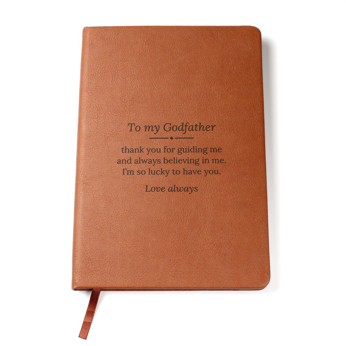 Engraved Journal – To My Godfather