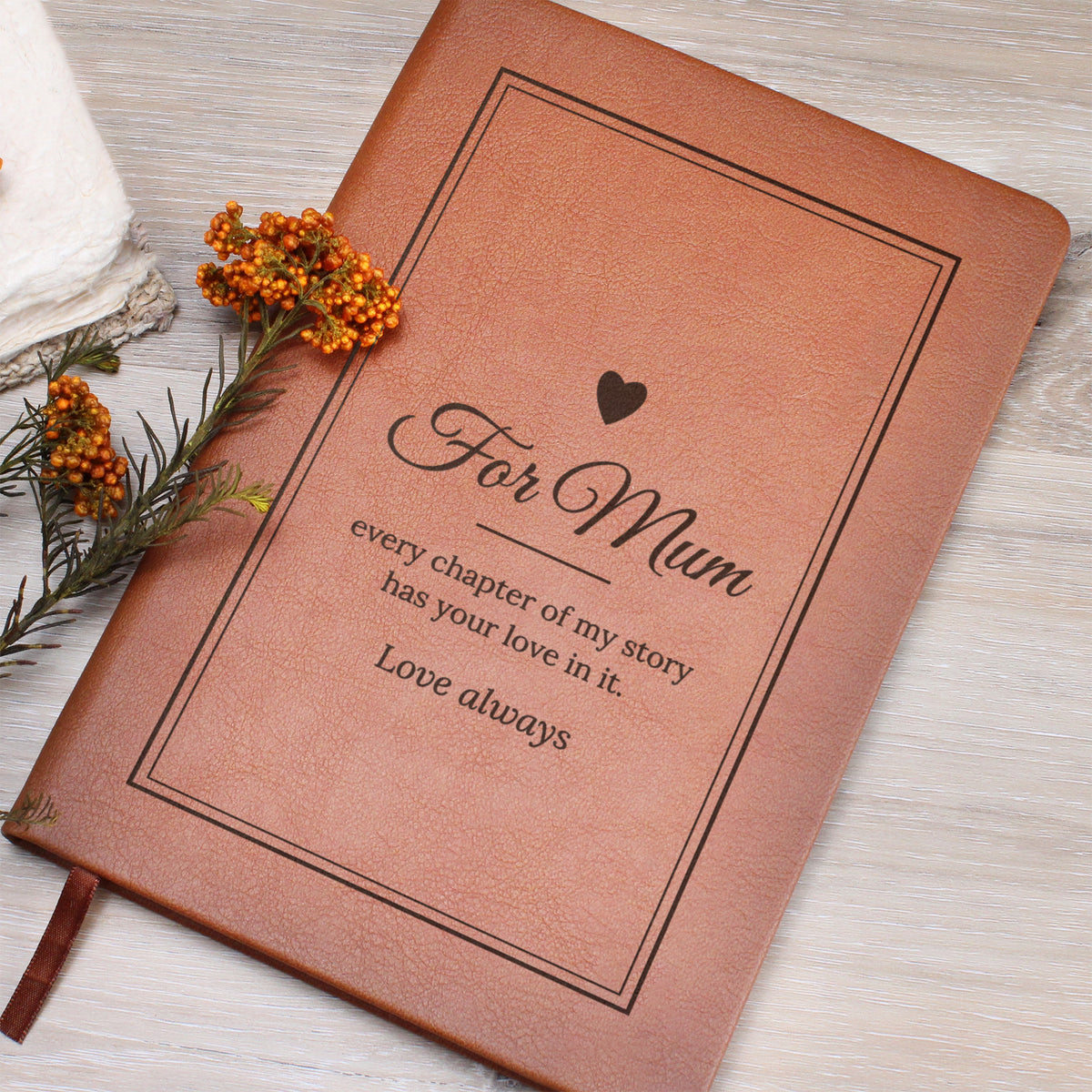 Engraved Journal – For Mum