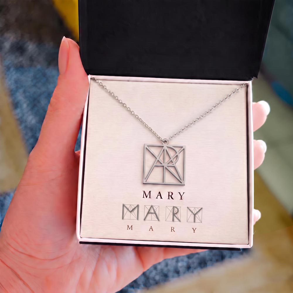 Personalised Monogram Name Necklace
