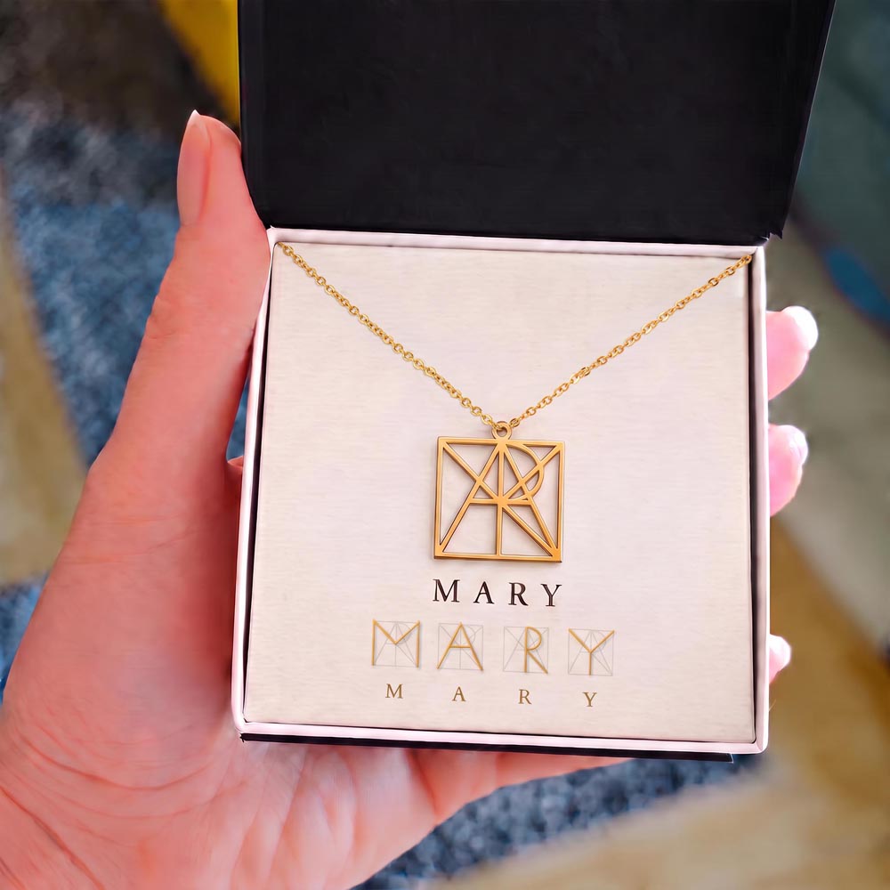 Personalised Monogram Name Necklace