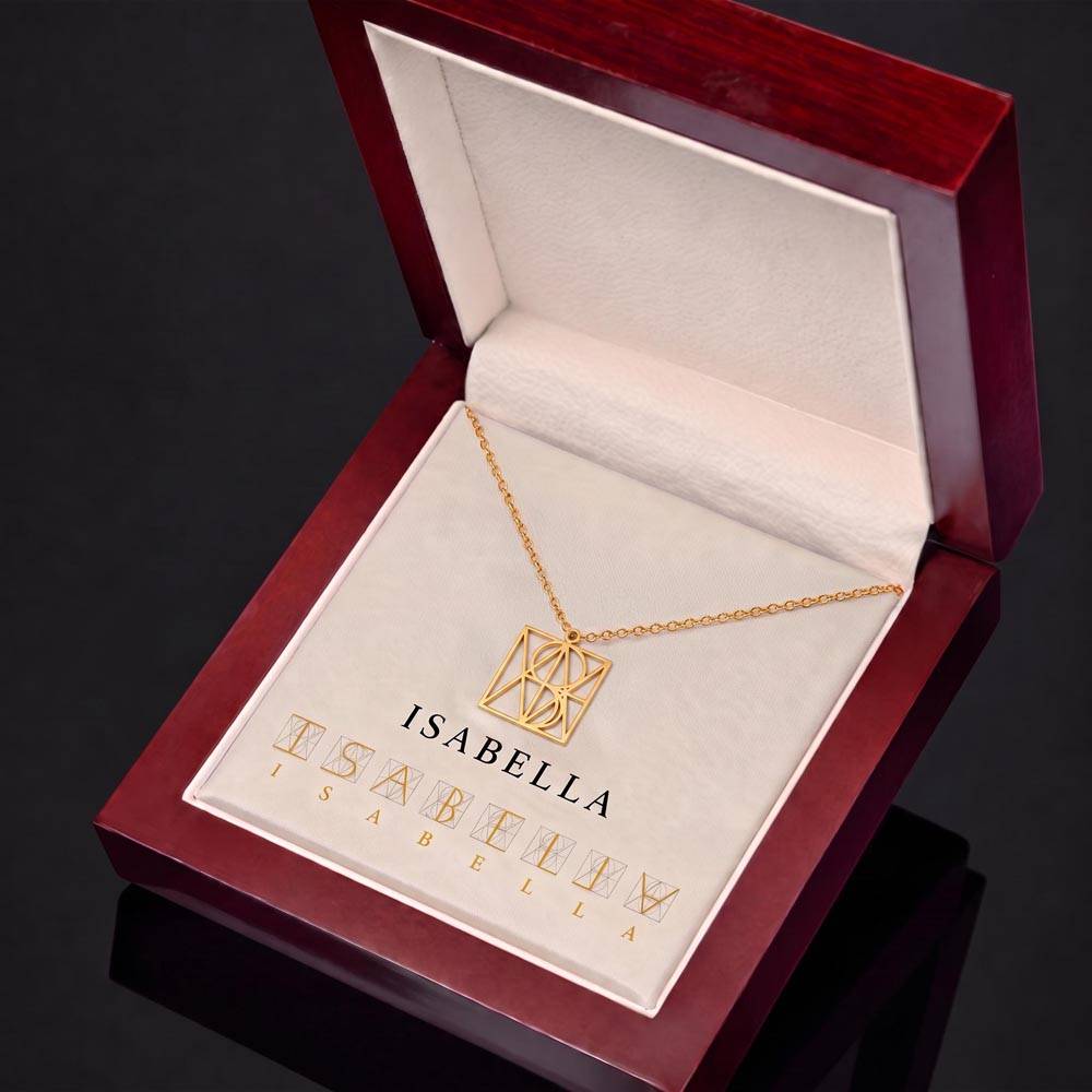 Personalised Monogram Name Necklace