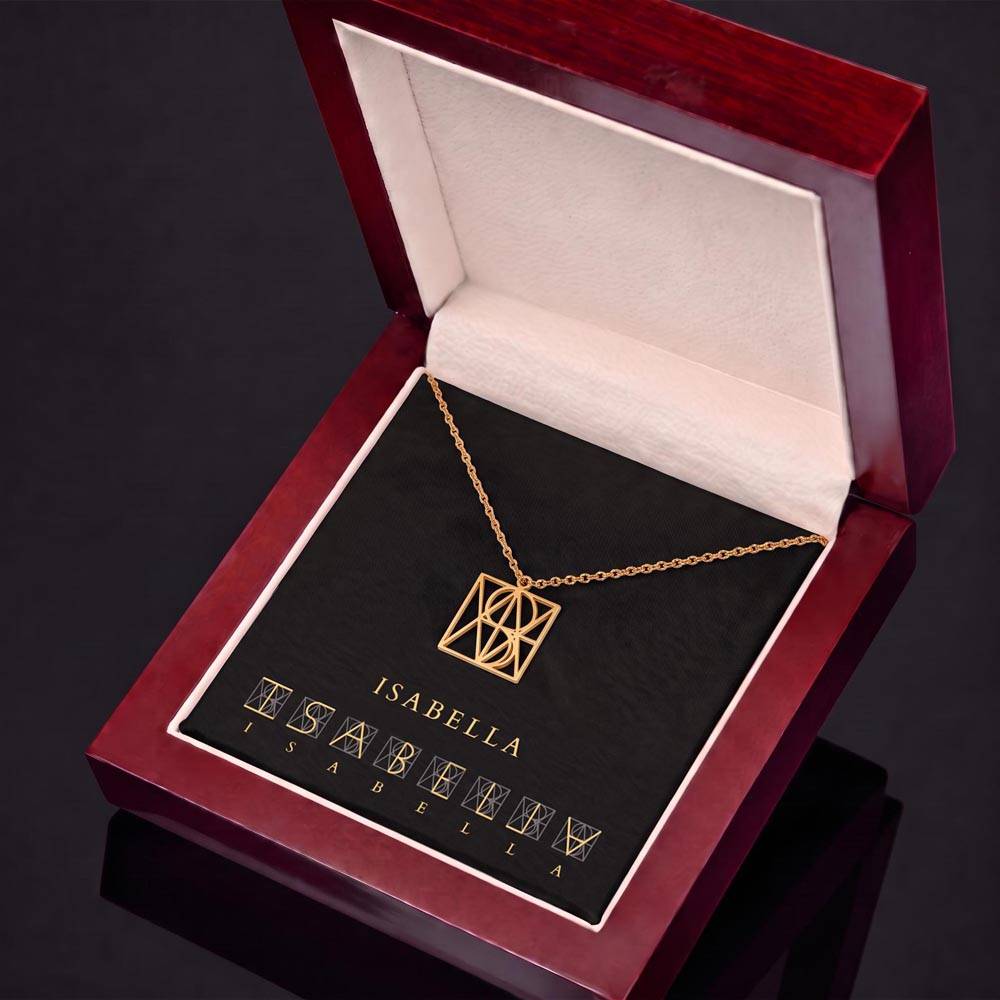 Personalised Monogram Name Necklace