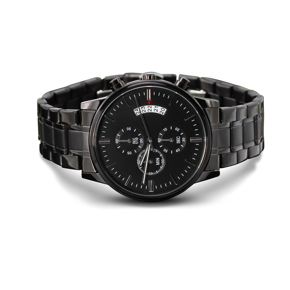 Personalised Engraved Chronograph Watch