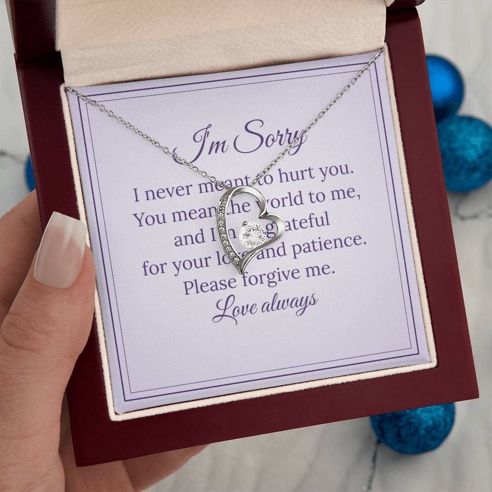 Forever Love Necklace – I'm Sorry