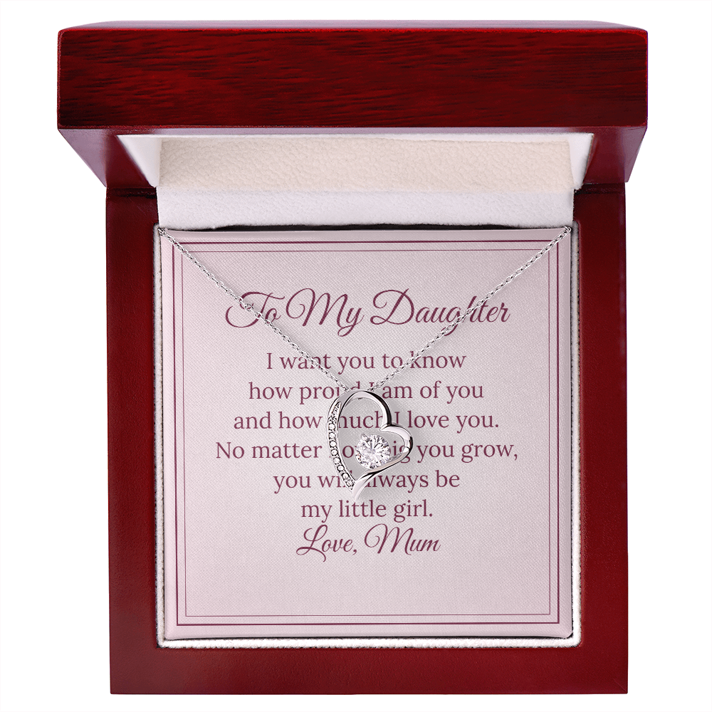 Forever Love Necklace – To My Daughter, Love Mum