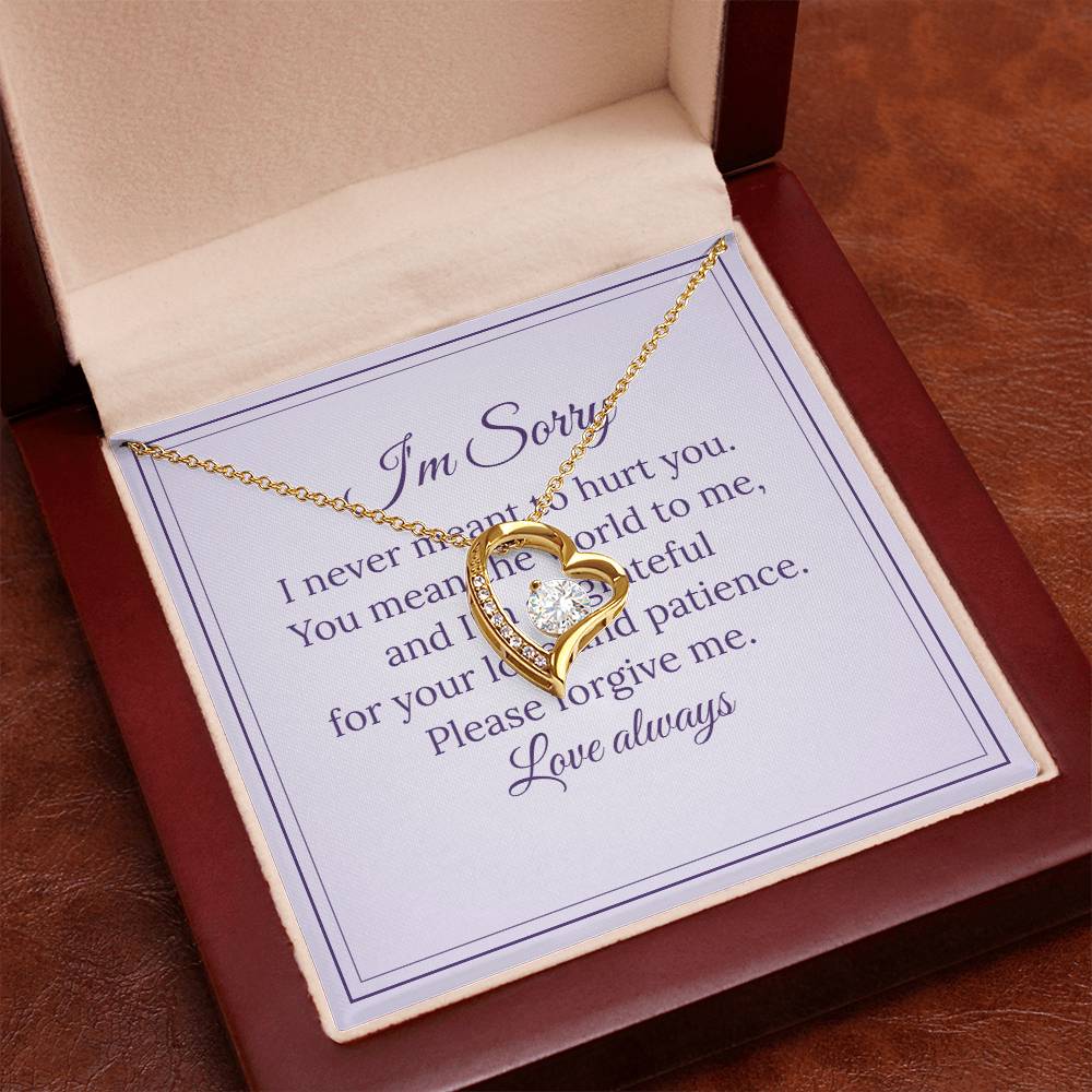 Forever Love Necklace – I'm Sorry