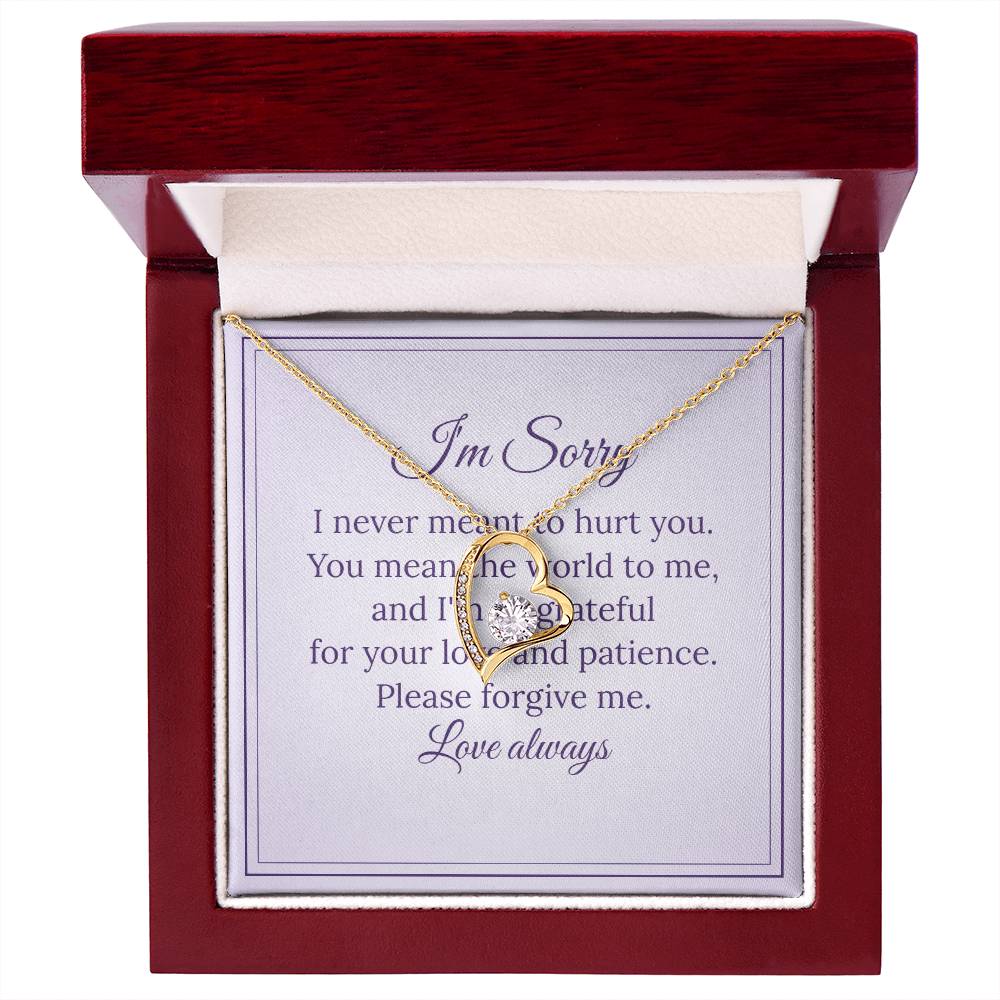 Forever Love Necklace – I'm Sorry