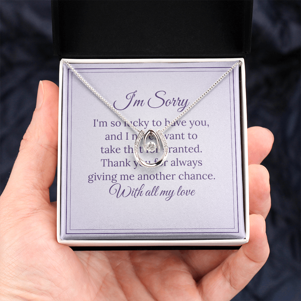 Lucky In Love Necklace – I'm Sorry