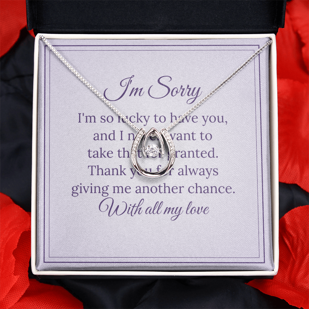 Lucky In Love Necklace – I'm Sorry