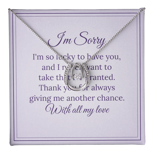 Lucky In Love Necklace – I'm Sorry