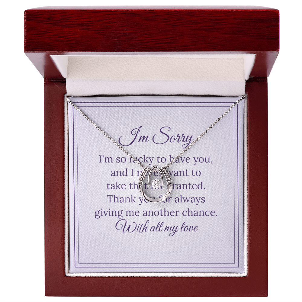 Lucky In Love Necklace – I'm Sorry