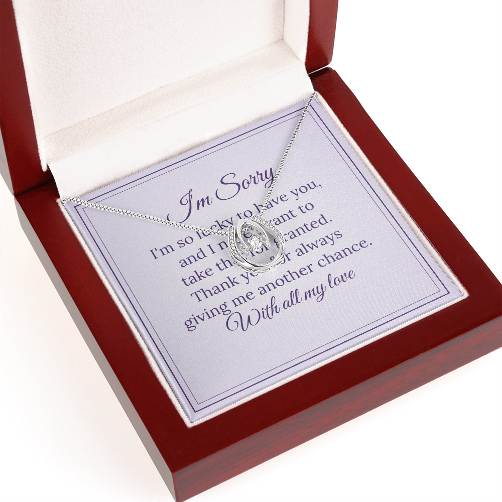 Lucky In Love Necklace – I'm Sorry