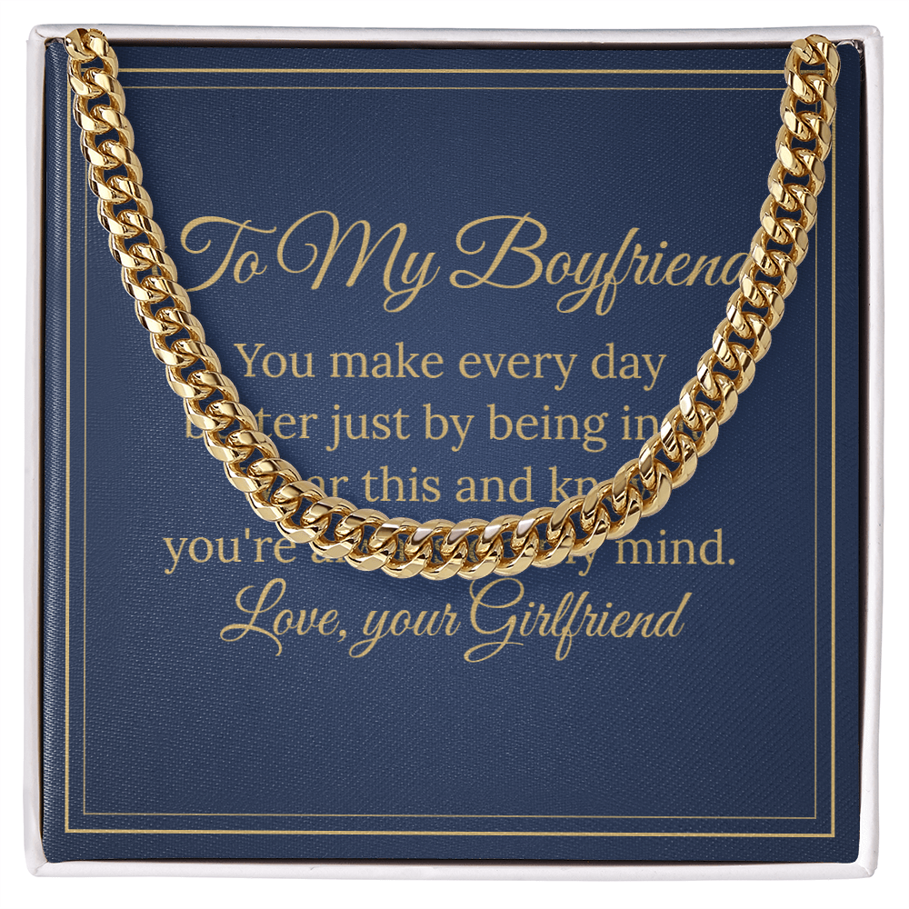 Cuban Link Chain – To My Boyfriend